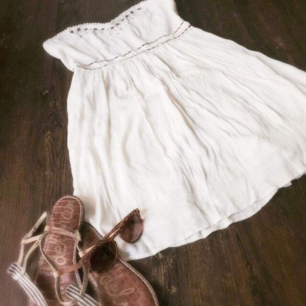 🆕 🌺 O'Neil goddess strapless short dress NWOT